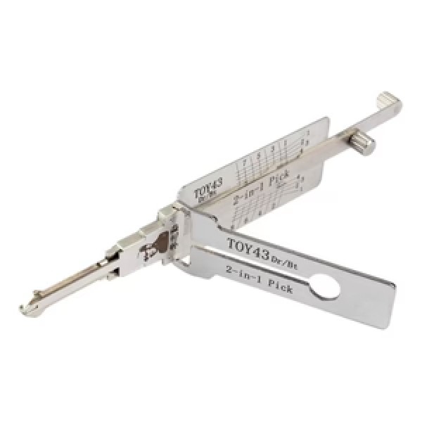 Original Lishi 2-In-1 Pick and Decoder TOY43 Door/Trunk Split Wafer